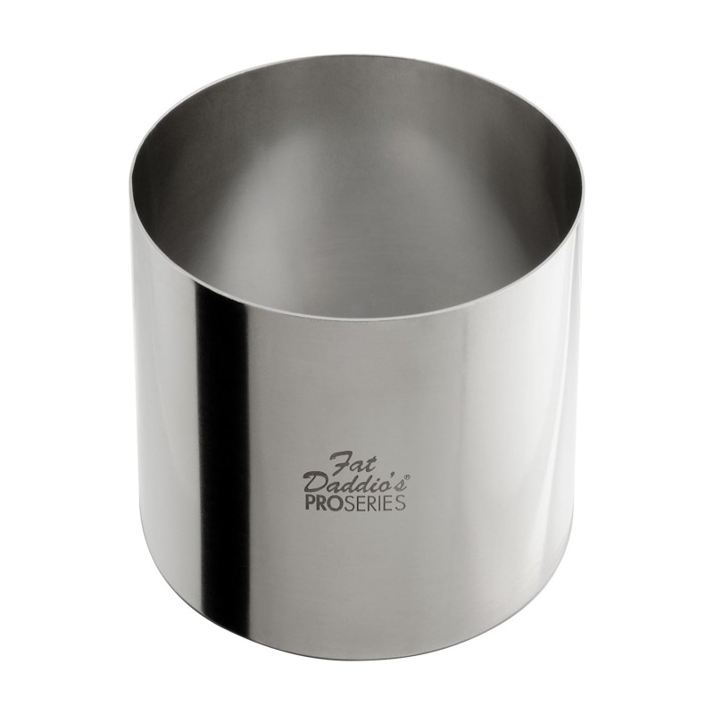 Fat Daddio's Stainless Steel Round Cake & Pastry Ring, 4 x 3 Inch