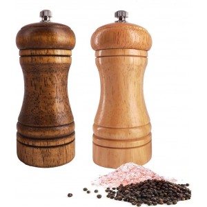 Salt and Pepper Grinders Set,Ouktor Manu...