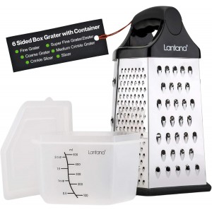 Lantana Cheese Grater for Kitchen with C...