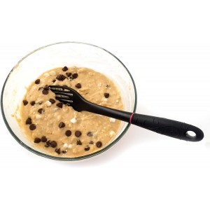 Norpro 1728 Grip-EZ Fiskie, 11 Inch, The Ultimate Fork-and-Whisk Combo, One Size, Black