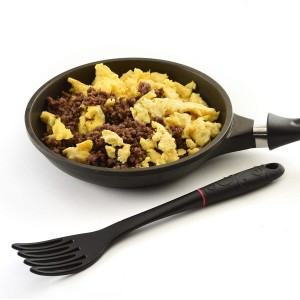 Norpro 1728 Grip-EZ Fiskie, 11 Inch, The Ultimate Fork-and-Whisk Combo, One Size, Black