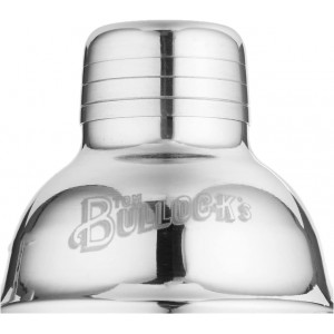 5 pc. Cocktail Shaker Bar Set by Tom Bullock's, The Original Tastemaker: 25 oz Stainless Steel Shaker, Double Measuring Jigger, Stirrer/Mixer Spoon, Strainer and Ice Tongs. Become The Ideal Bartender!
