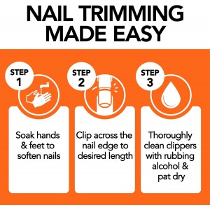 KOHM Nail Clippers for Thick Nails - Heavy Duty, Wide Mouth Professional Fingernail and Toenail Clippers for Men, Women & Seniors, Silver