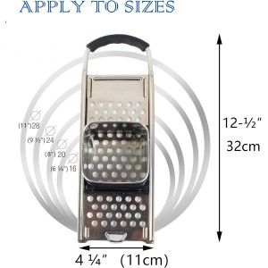 Premium Grade Stainless Steel Spaetzle Maker with Comfort Grip Handle Traditional German Egg Noodle Maker