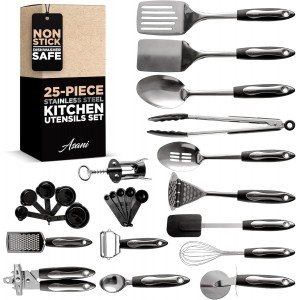 Asani 25-Piece Stainless Steel Kitchen U...