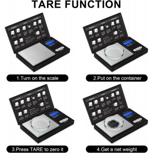 Fuzion Digital Pocket Gram Scale 1000g/0.1g, Small Digital Scales Grams Ounces Grains, Herb Scale, Jewelry Scale, Portable Travel Food Scale