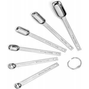 Hudson Essentials Stainless Steel Measuring Cups and Spoons Set (15 Piece Set)