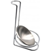 Stainless Steel Spoon Rest, Long Handle Vertical Soup Ladle Holder