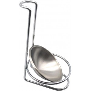 Stainless Steel Spoon Rest, Long Handle Vertical Soup Ladle Holder