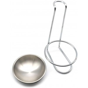 Stainless Steel Spoon Rest, Long Handle Vertical Soup Ladle Holder