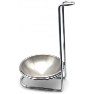Stainless Steel Spoon Rest, Long Handle Vertical Soup Ladle Holder