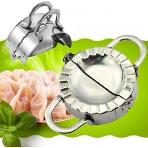 Dumpling Maker - Dumpling Press/Stainless Steel Empanada Press/Pie Ravioli Dumpling Wrappers Mold Kitchen Accessories (9.5cm/3.74