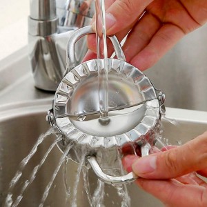 Dumpling Maker - Dumpling Press/Stainless Steel Empanada Press/Pie Ravioli Dumpling Wrappers Mold Kitchen Accessories (9.5cm/3.74