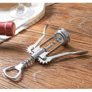 Stainless Steel Red Wine Beer Bottle Opener Wing Corkscrew