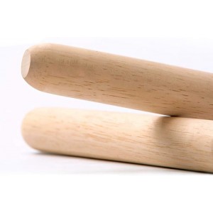 Wooden Rolling Pin, French Dumpling Rolling Pin for Baking Pizza Dough Roller 30 x 3.5cm