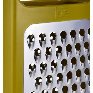 Joie Tower Grater, Double Sided, Stainless Steel, Dishwasher Safe, BPA Free, Kitchen Tool, 1 Count