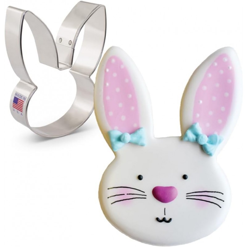 Ann Clark Bunny Cookie Cutter Large, 4-1/4” Made in USA