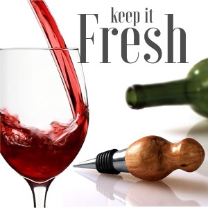 Savannah Classic Chrome Style Bottle Stopper with 3/8