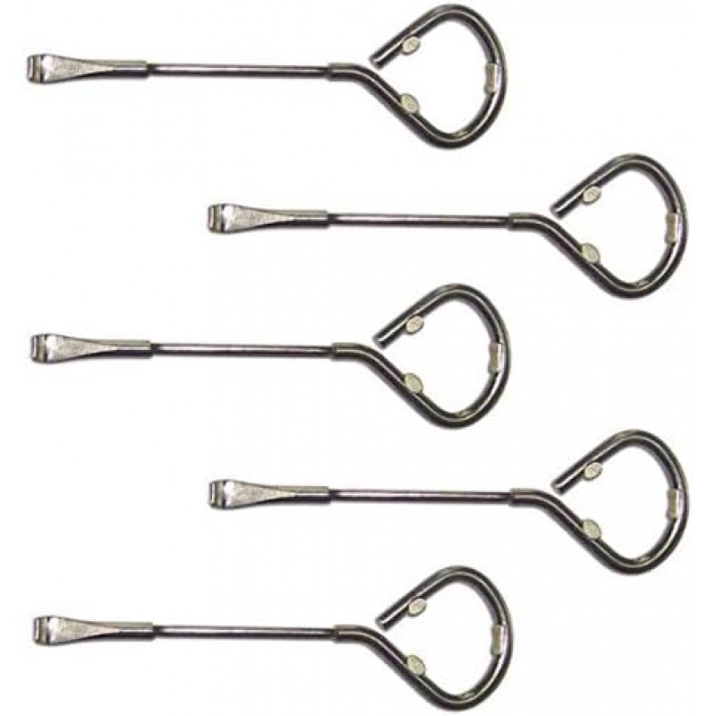 5 Pack Paint Can Opener, Bottle Opener, Metal Paint Can Opening Tool, 5 Pack Steel Paint Can Tool