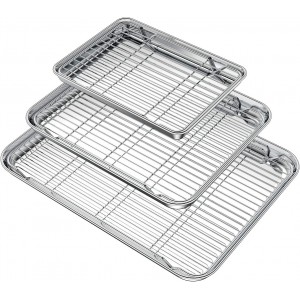 Wildone Baking Sheet with Rack Set (3 Pa...