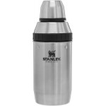 Stanley Happy Hour Cocktail Shaker Set 20 oz | Bartender Kit for Camping and Travel | Cocktail Drink Mixing Set with 2 Cups | Insulated Stainless Steel | BPA-Free | Stainless Steel