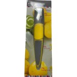 4 in 1 Stainless Steel Citrus Citrus Zester with Plastic Cover, Boxed