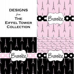 Personalized Black Eiffel Tower Corkscrew