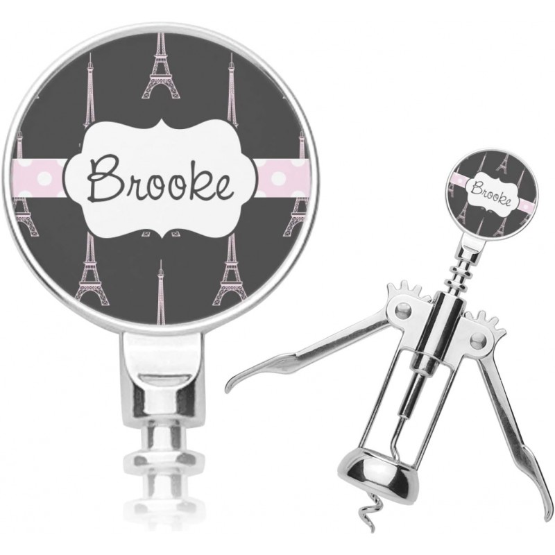Personalized Black Eiffel Tower Corkscrew