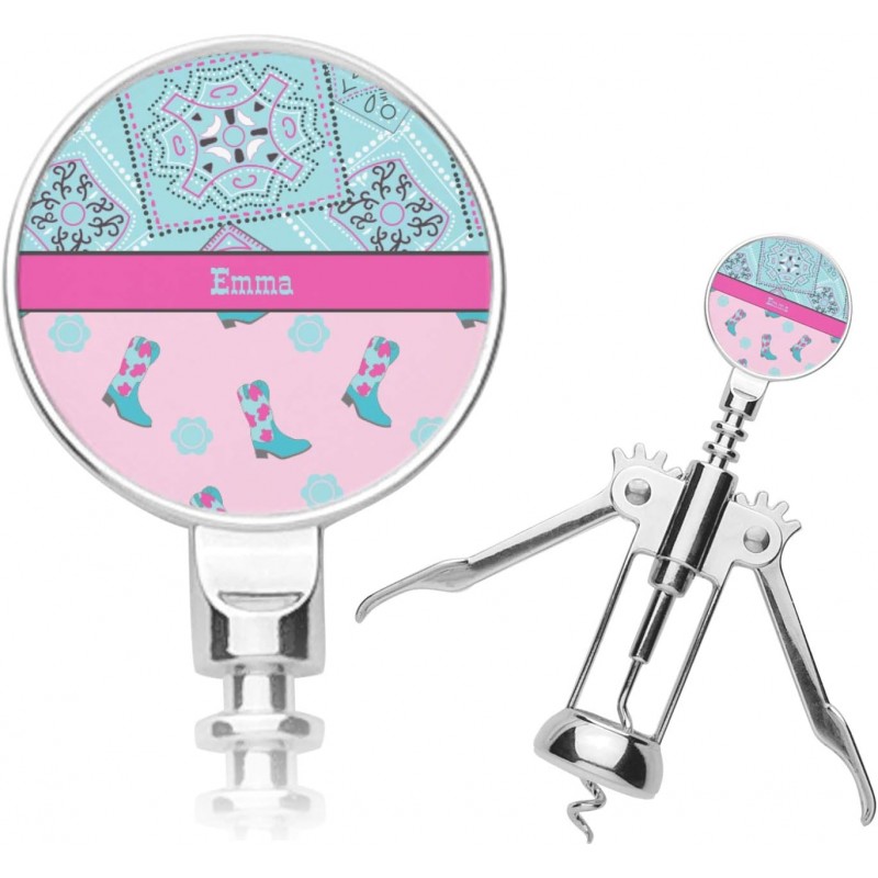 Personalized Cowgirl Corkscrew