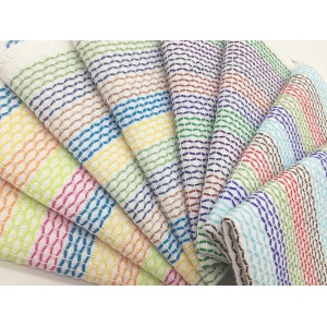 Mia'sDream Cleaning Rags Tidy Cotton Dish Cloths Dish Rags Cleaning Cloth, Absorbent Odor Free Dishcloths Kitchen Dish Towels, 13inch x 13inch 8 Pack Multi Colors