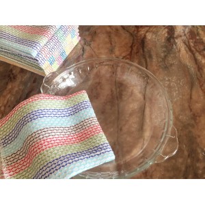 Mia'sDream Cleaning Rags Tidy Cotton Dish Cloths Dish Rags Cleaning Cloth, Absorbent Odor Free Dishcloths Kitchen Dish Towels, 13inch x 13inch 8 Pack Multi Colors