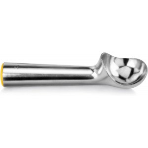 New Star Foodservice 7006957 Commercial Ice Cream Dipper Scoop Yellow 3-oz Size 12 (Hand Wash Only)