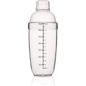 FEOOWV Plastic Cocktail Shaker, Hand Dri...
