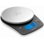 Food Kitchen Scale by NutraTrack™ Digital Grams and Ounces for Coffee, Weight Loss, Baking, Cooking, Keto and Meal Prep, LCD Display, Stainless Steel, LOWEST 0.5g INCREMENTS Accuracy meets Durability!