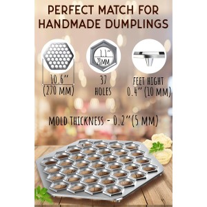 Russian Ravioli Maker Dumplings Mold Pelmeni Metal Mold Siberian Pelmeni Meat Dumpling Maker Machine Ravioli Cutter 1302439