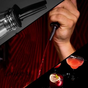 Pour Spouts for Liquor Bottles Speed Pour Pourers with Dust Cap 7+7