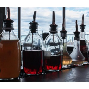 Pour Spouts for Liquor Bottles Speed Pour Pourers with Dust Cap 7+7