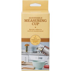 Mrs. Anderson's Baking Adjustable Liquid Dry Measuring Cup, 16.5-Ounce Capacity