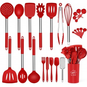 Silicone Cooking Utensil Set,Kitchen Ute...