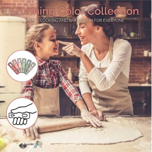 22-Piece Stainless Steel Measuring Cups and Spoons Set, Tad Dash Pinch Smidgen Drop Mini Measuring Spoons, Measuring Stick Leveler, Measurement Conversion Chart Fridge Magnet, (Country Chic)