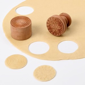 Fante’s Corzetti Stamp, Fiore Della Vita Design, Pearwood, For Decorative Pasta Rounds And Springerle Dough