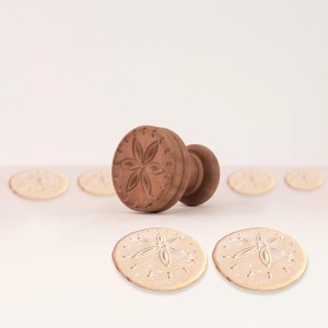 Fante’s Corzetti Stamp, Fiore Della Vita Design, Pearwood, For Decorative Pasta Rounds And Springerle Dough