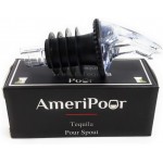 Speed Pourer - Patron Pour Spout - Made 100% In The USA. Free Flow Bar Spouts That Don't Leak - No Cracks, Just A Smooth Cocktail Pour Every Time. (Clear)