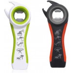 2 pcs 5 In 1 Multi Function Multi-function Can Jar Bottle Open/Tighten Bottle Jar Can Opener for Small Hands, Seniors or Anyone Who Suffers from Arthritis Good Kitchen Tool (black/white)