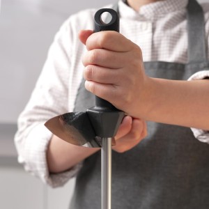 SHARPAL 119N Diamond Sharpening Steel – Professional Solid Knife Sharpener Honing Rod with Built-In Angle Guides, Sharpens, Realigns, and Polishes Edges for Chef and Kitchen Knives