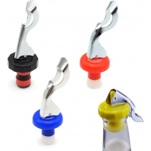 Wine Stoppers, Food-safe Silicone Bottle...