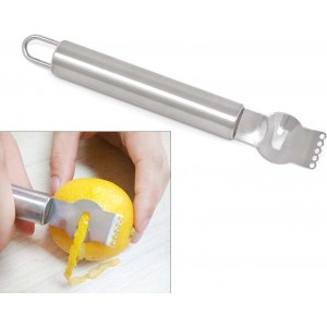 Honbay 1PCS Stainless Steel Lemon Zester Grater Orange Citrus Peeler Tool for Kitchen