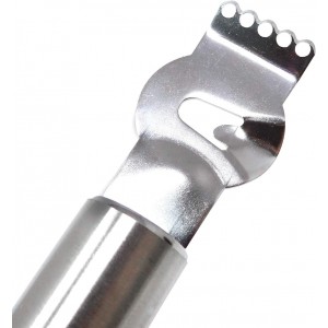 Honbay 1PCS Stainless Steel Lemon Zester Grater Orange Citrus Peeler Tool for Kitchen