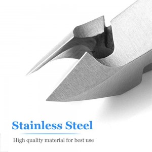 IVON Cuticle Trimmer, Professional Non-Slip Cuticle Cutter Stainless Steel Nipper Blue