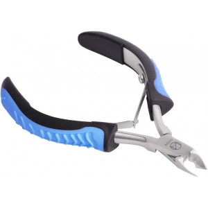 IVON Cuticle Trimmer, Professional Non-Slip Cuticle Cutter Stainless Steel Nipper Blue